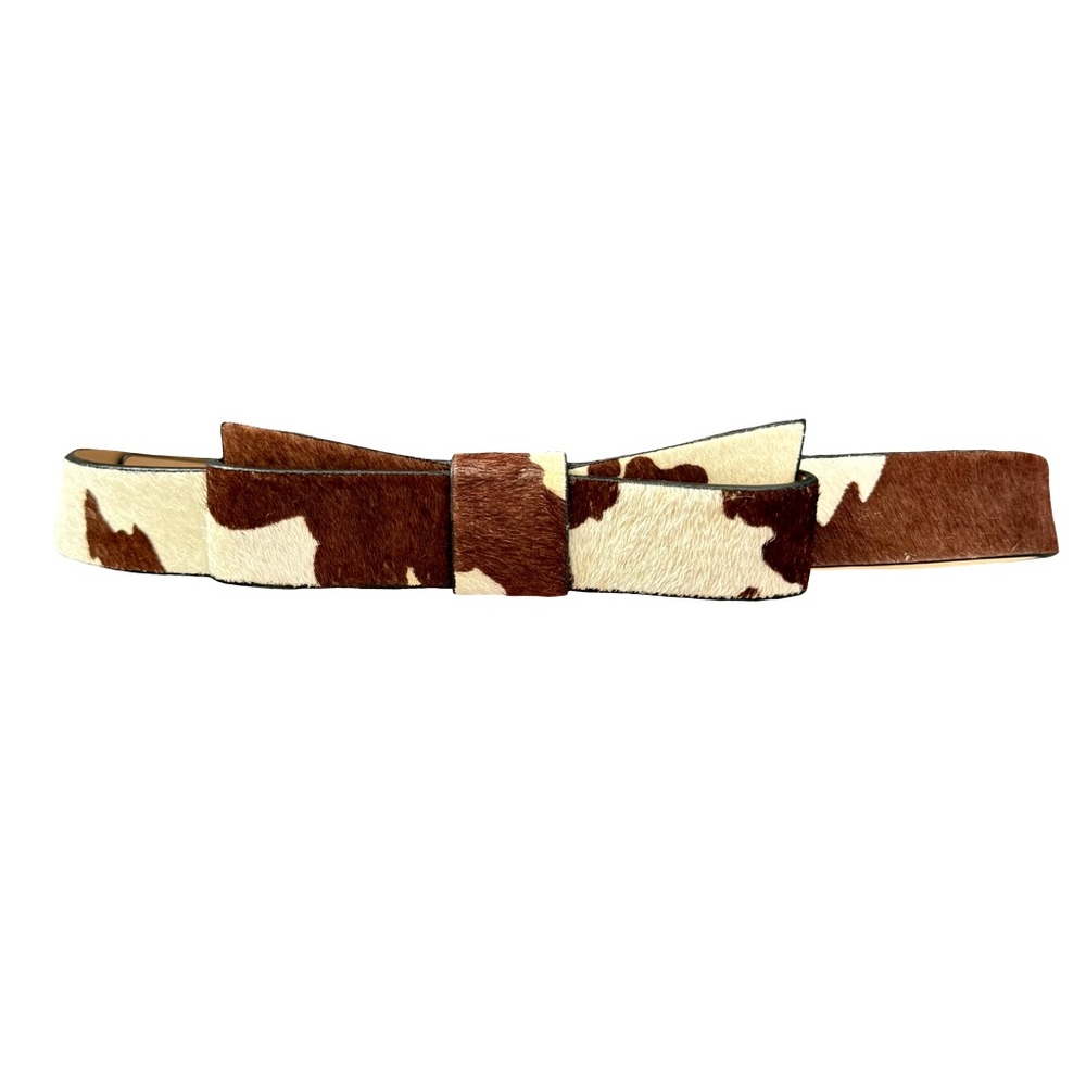 NWOT KATE SPADE IN THE LOOP CALF-HAIR DYED BELT // SIZE SMALL 🤎